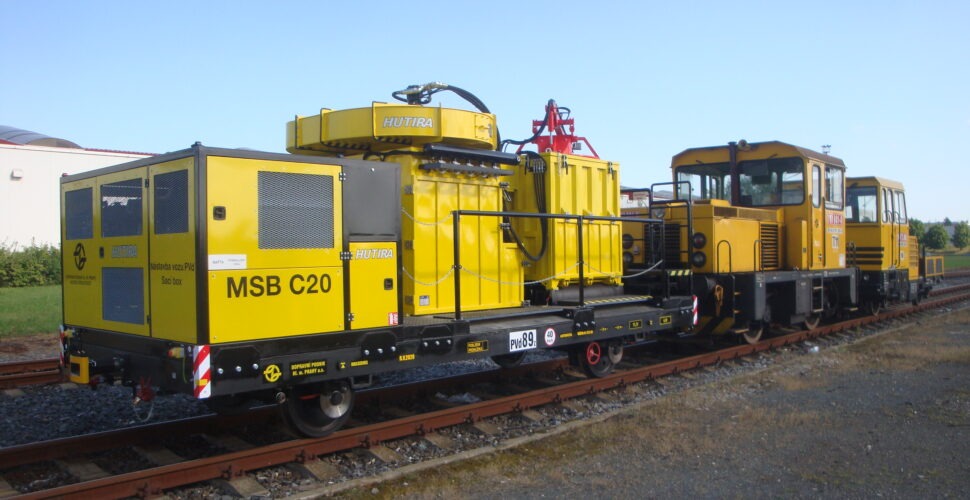 More efficient renovation and maintenance of the Prague Metro. The HUTIRA MSB C20 mobile suction box is there to help