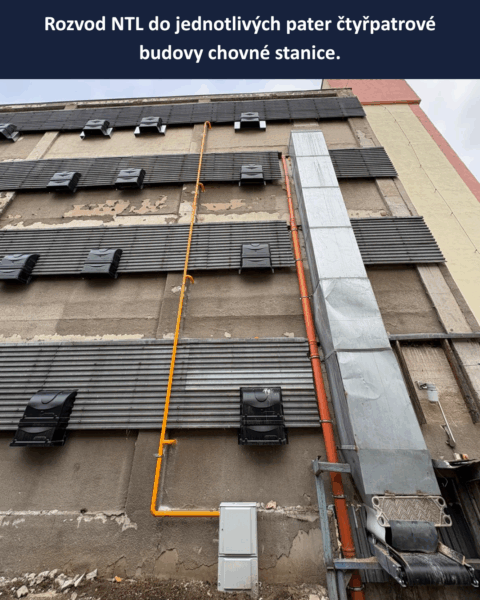 In Pohořelice, we executed complete gas distributions for a new poultry farm | HUTIRA